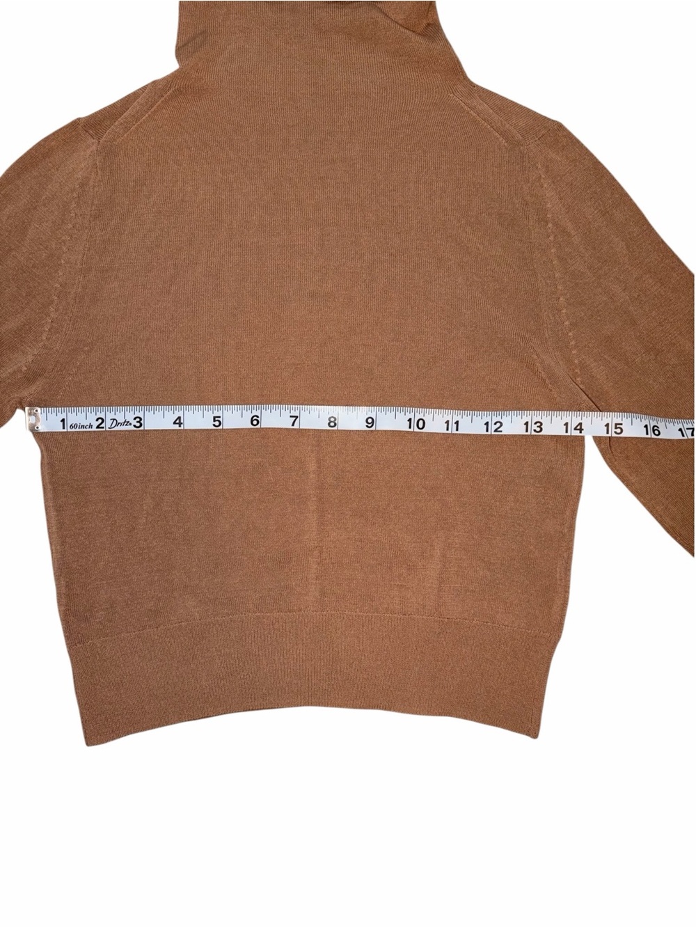 Revolve Sample Sale L'academie Albion Sheer Turtleneck Honey Beige Tan Small - Picture 8 of 9